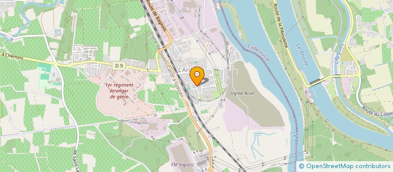 localisation de l'entreprise MONSIEUR KHALID BAKHTI  LAUDUN-L'ARDOISE