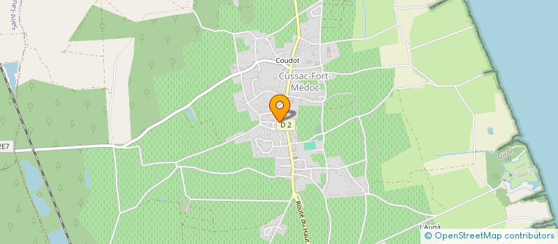 localisation de l'entreprise MONSIEUR KHALID BARICH  CUSSAC-FORT-MEDOC