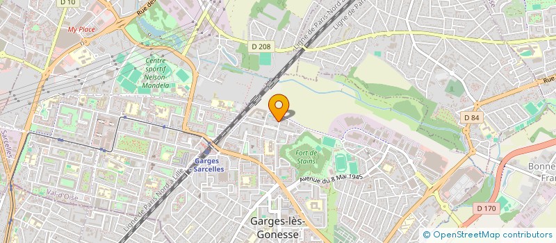 localisation de l'entreprise MONSIEUR KHALID BARID  GARGES-LES-GONESSE