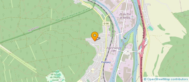 localisation de l'entreprise MONSIEUR KHALID BELACHHEB  POMPEY