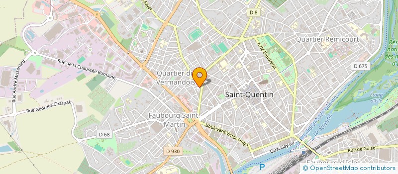 localisation de l'entreprise MONSIEUR KHALID BELMAATI CHERKAOUI à SAINT-QUENTIN