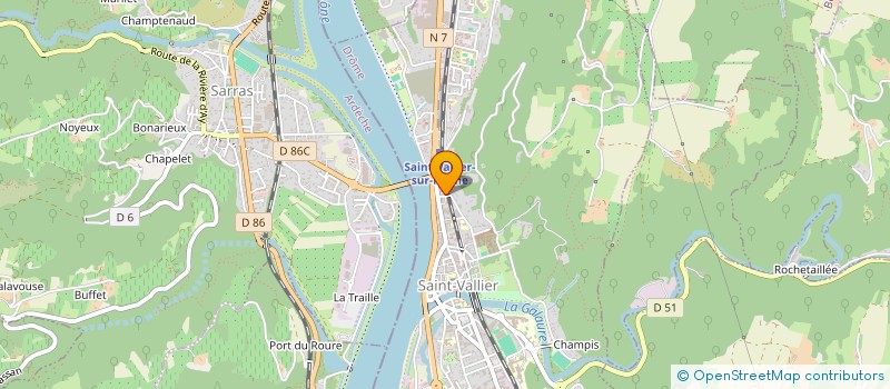 localisation de l'entreprise MONSIEUR KHALID BEN BOUCHTA  SAINT-VALLIER