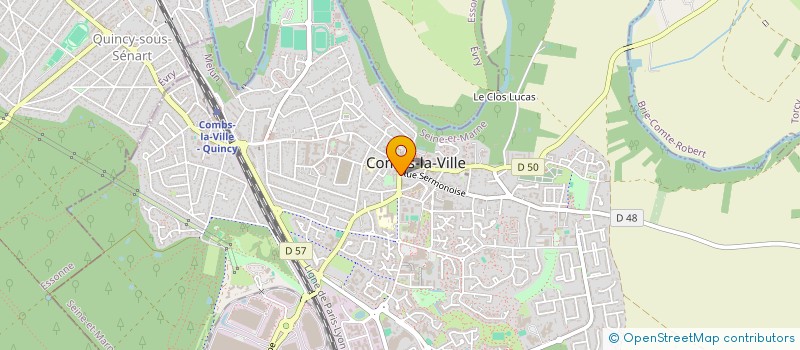 localisation de l'entreprise MONSIEUR KHALID BENAICHA EL BOUCHTI  COMBS-LA-VILLE