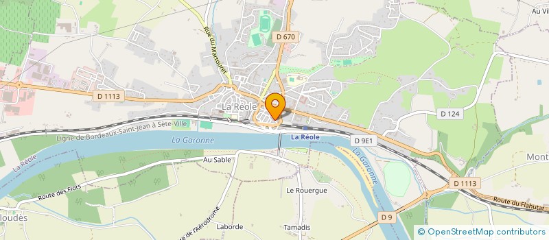 localisation de l'entreprise MONSIEUR KHALID BENAISSA  LA REOLE