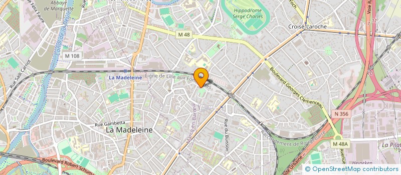 localisation de l'entreprise MONSIEUR KHALID BENBOUHOUT à MARCQ-EN-BARŒUL
