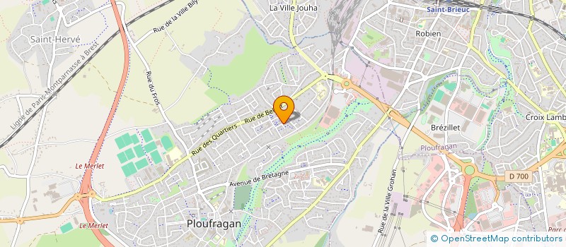 localisation de l'entreprise MONSIEUR KHALID BENDRISS  PLOUFRAGAN