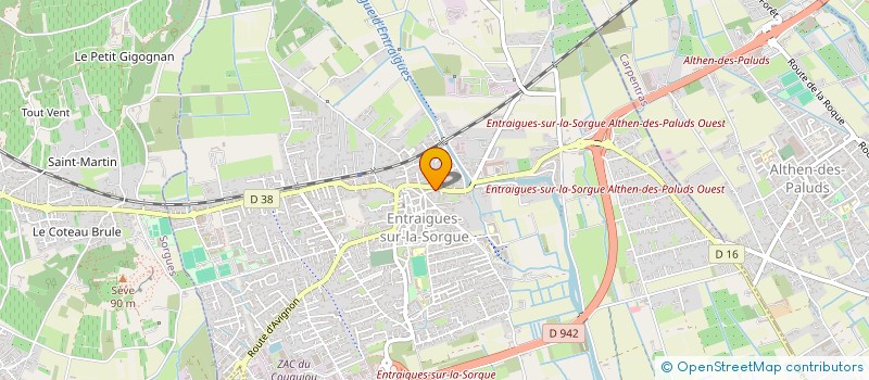 localisation de l'entreprise MONSIEUR KHALID BENHADDI  ENTRAIGUES-SUR-LA-SORGUE