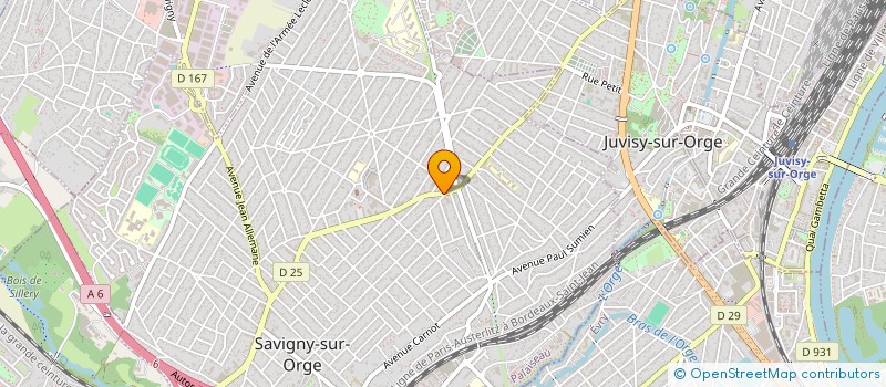 localisation de l'entreprise MONSIEUR KHALID BENMOUSSA  SAVIGNY-SUR-ORGE