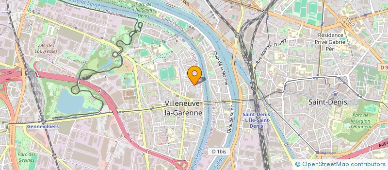 localisation de l'entreprise MONSIEUR KHALID BENOUDA  VILLENEUVE-LA-GARENNE