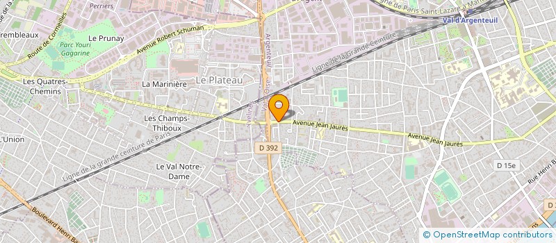 localisation de l'entreprise MONSIEUR KHALID BENZEKRI  ARGENTEUIL