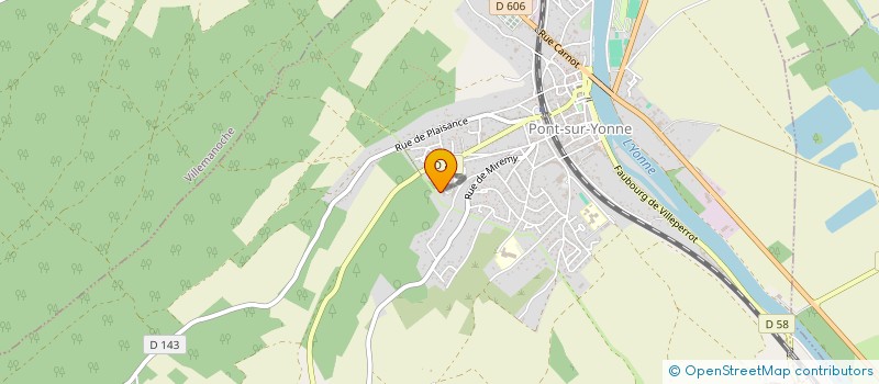 localisation de l'entreprise MONSIEUR KHALID BERRAHA  PONT-SUR-YONNE