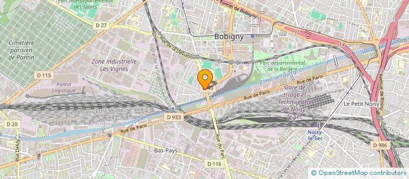 localisation de l'entreprise MONSIEUR KHALID BHATTI  BOBIGNY