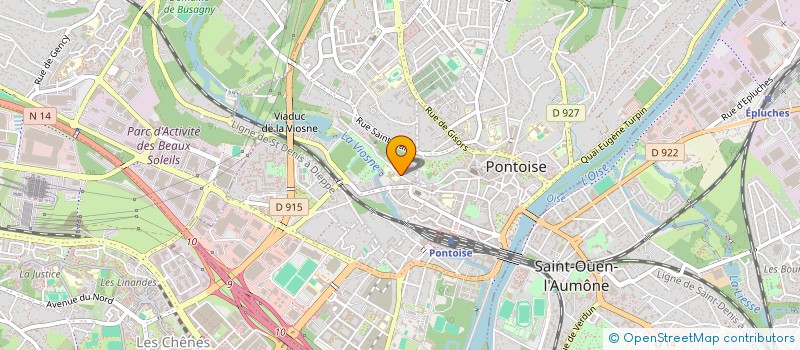 localisation de l'entreprise MONSIEUR KHALID BOU-YAHIAOUI  PONTOISE