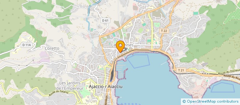 localisation de l'entreprise MONSIEUR KHALID BOUDARRA à AJACCIO