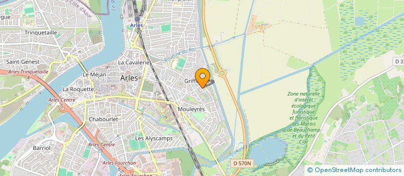localisation de l'entreprise MONSIEUR KHALID BOUGATTAYA à ARLES
