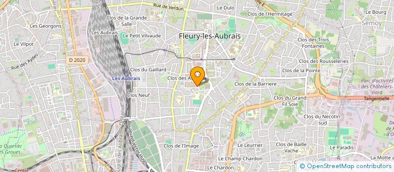 localisation de l'entreprise MONSIEUR KHALID BOURFIS à FLEURY-LES-AUBRAIS