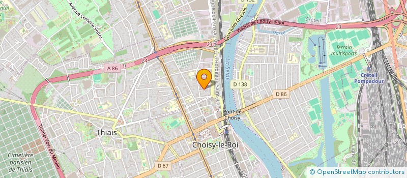 localisation de l'entreprise MONSIEUR KHALID BOURIAL à CHOISY-LE-ROI