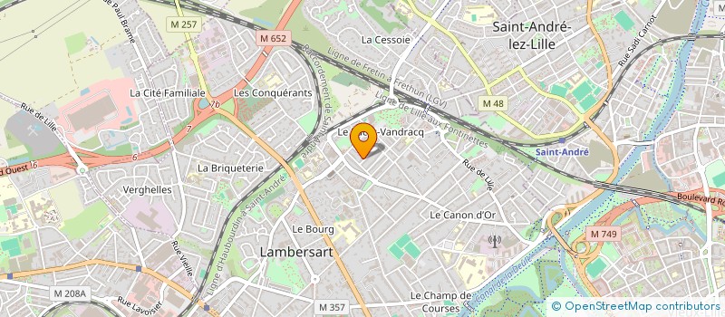 localisation de l'entreprise MONSIEUR KHALID BOUSSERRA à LAMBERSART