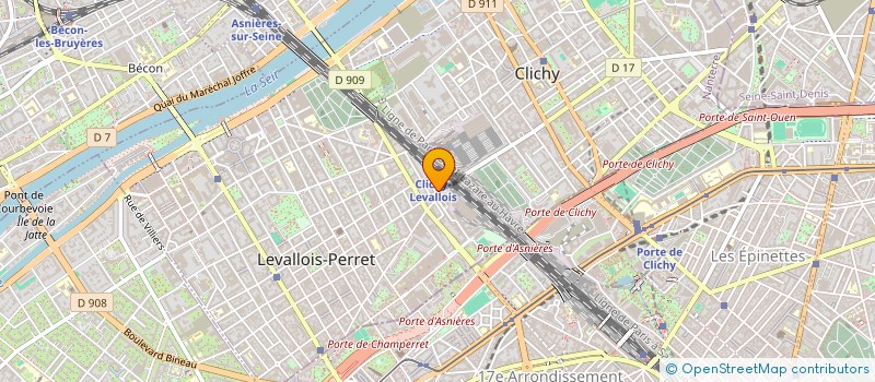 localisation de l'entreprise MONSIEUR KHALID BOUTA à LEVALLOIS-PERRET