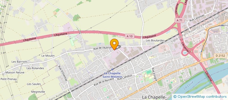 localisation de l'entreprise MONSIEUR KHALID BOUZAROUATA à LA CHAPELLE-SAINT-MESMIN