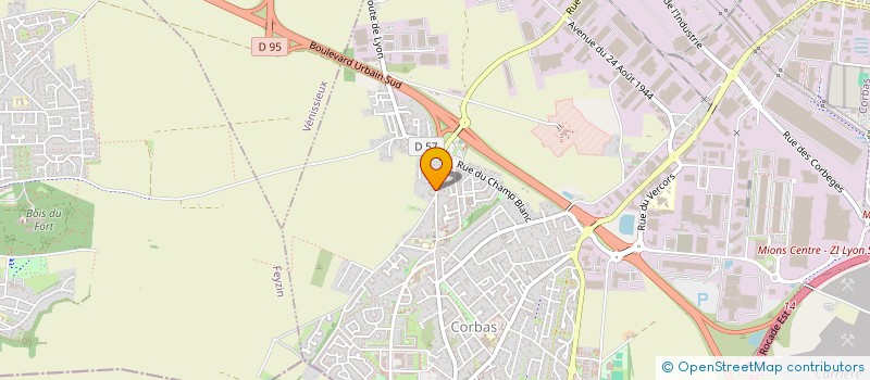 localisation de l'entreprise MONSIEUR KHALID BURMANI  CORBAS