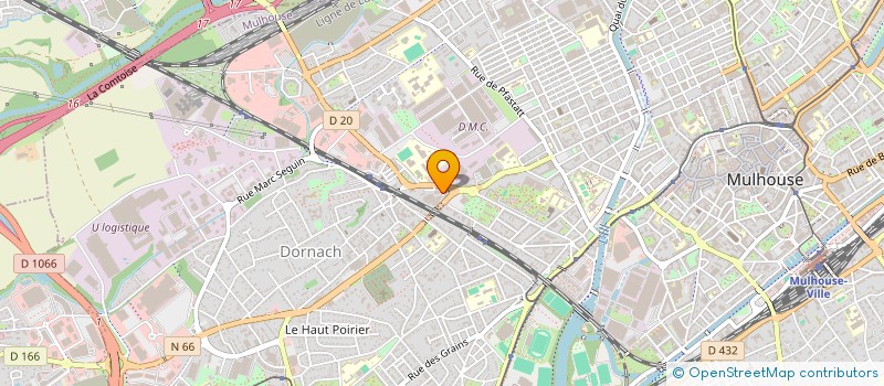 localisation de l'entreprise MONSIEUR KHALID CHEDDADI  MULHOUSE