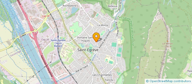 localisation de l'entreprise MONSIEUR KHALID CHOUALI à SAINT-EGREVE