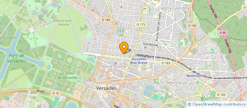 localisation de l'entreprise MONSIEUR KHALID DAANOUN à VERSAILLES
