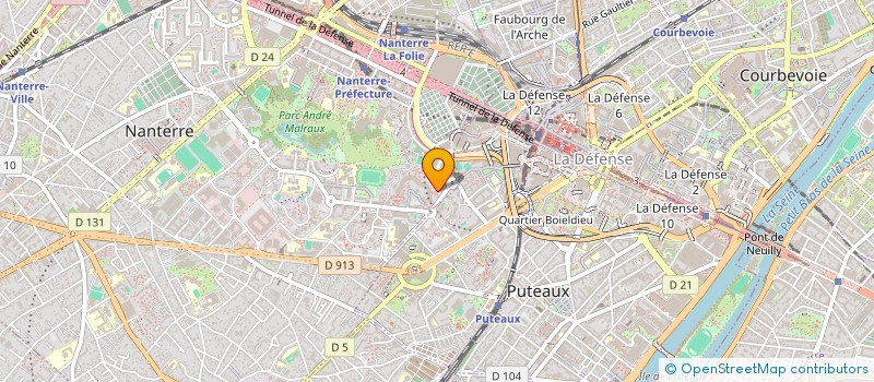 localisation de l'entreprise MONSIEUR KHALID DALI  NANTERRE