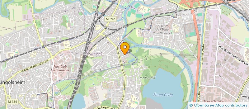 localisation de l'entreprise MONSIEUR KHALID DEBBALI  STRASBOURG