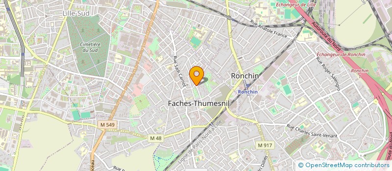 localisation de l'entreprise MONSIEUR KHALID DRIHMI  FACHES-THUMESNIL