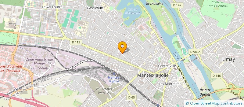 localisation de l'entreprise MONSIEUR KHALID EDDAIKHANE  MANTES-LA-VILLE