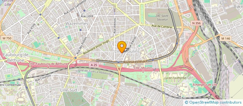 localisation de l'entreprise MONSIEUR KHALID EL ALLALI à LILLE