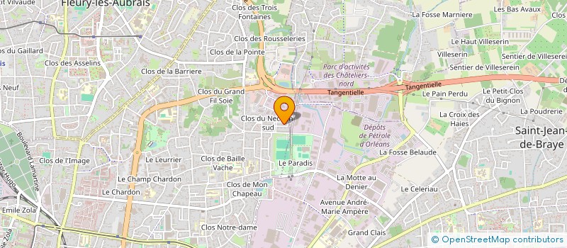 localisation de l'entreprise MONSIEUR KHALID EL AUNAIBIRI à ORLEANS