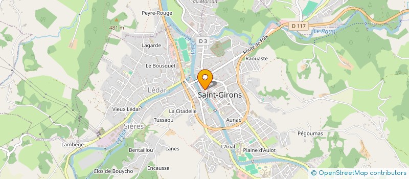 localisation de l'entreprise MONSIEUR KHALID EL BEKKALI à SAINT-GIRONS