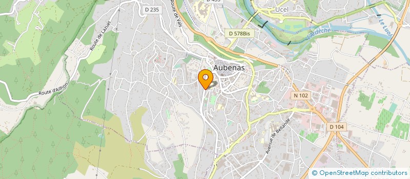 localisation de l'entreprise MONSIEUR KHALID EL BOUJAMAI à AUBENAS