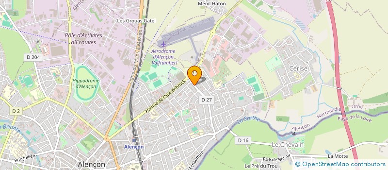 localisation de l'entreprise MONSIEUR KHALID EL FAROUKI à ALENCON