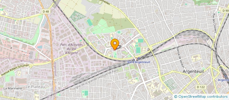 localisation de l'entreprise MONSIEUR KHALID EL GHOUMARI  ARGENTEUIL