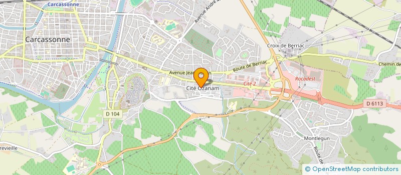 localisation de l'entreprise MONSIEUR KHALID EL GHOURRAF  CARCASSONNE