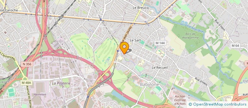 localisation de l'entreprise MONSIEUR KHALID EL HALLABI  VILLENEUVE-D'ASCQ