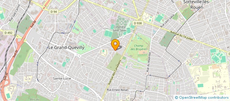 localisation de l'entreprise MONSIEUR KHALID EL KATANI  LE GRAND-QUEVILLY