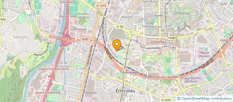 localisation de l'entreprise MONSIEUR KHALID EL MALLA  ECHIROLLES