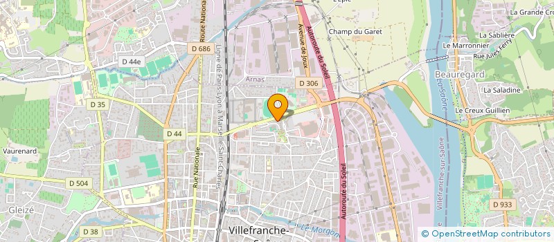 localisation de l'entreprise MONSIEUR KHALID EL OUAHIDY  VILLEFRANCHE-SUR-SAONE