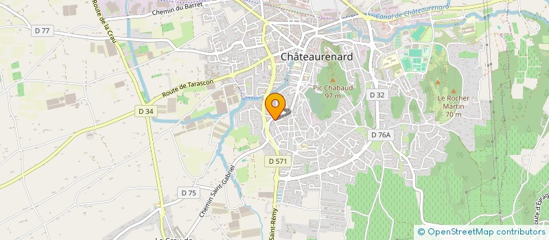 localisation de l'entreprise MONSIEUR KHALID EL YAALAOUI  CHATEAURENARD