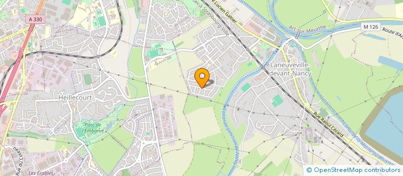 localisation de l'entreprise MONSIEUR KHALID ELKHANNOUS  LANEUVEVILLE-DEVANT-NANCY
