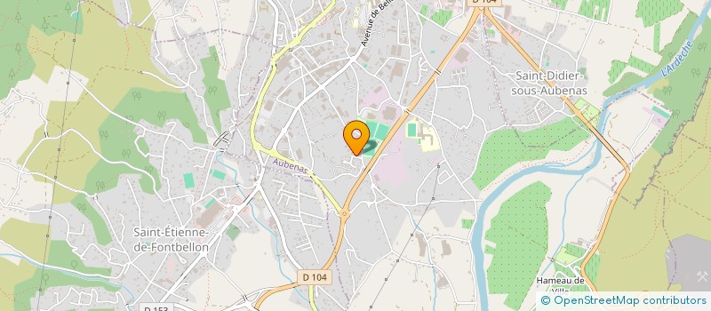 localisation de l'entreprise MONSIEUR KHALID ESSAYAR à AUBENAS