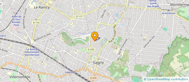 localisation de l'entreprise MONSIEUR KHALID GHANIMI à GAGNY