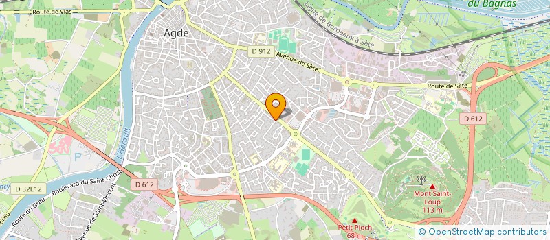 localisation de l'entreprise MONSIEUR KHALID HACHIR à AGDE