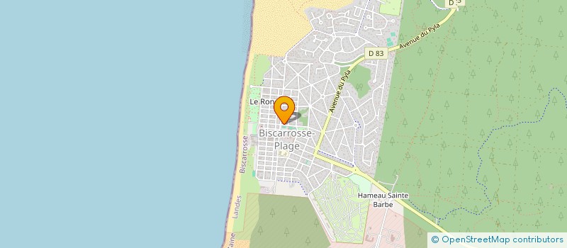 localisation de l'entreprise MONSIEUR KHALID HDIDE  BISCARROSSE