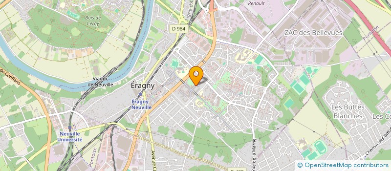 localisation de l'entreprise MONSIEUR KHALID IBOUKES  ERAGNY